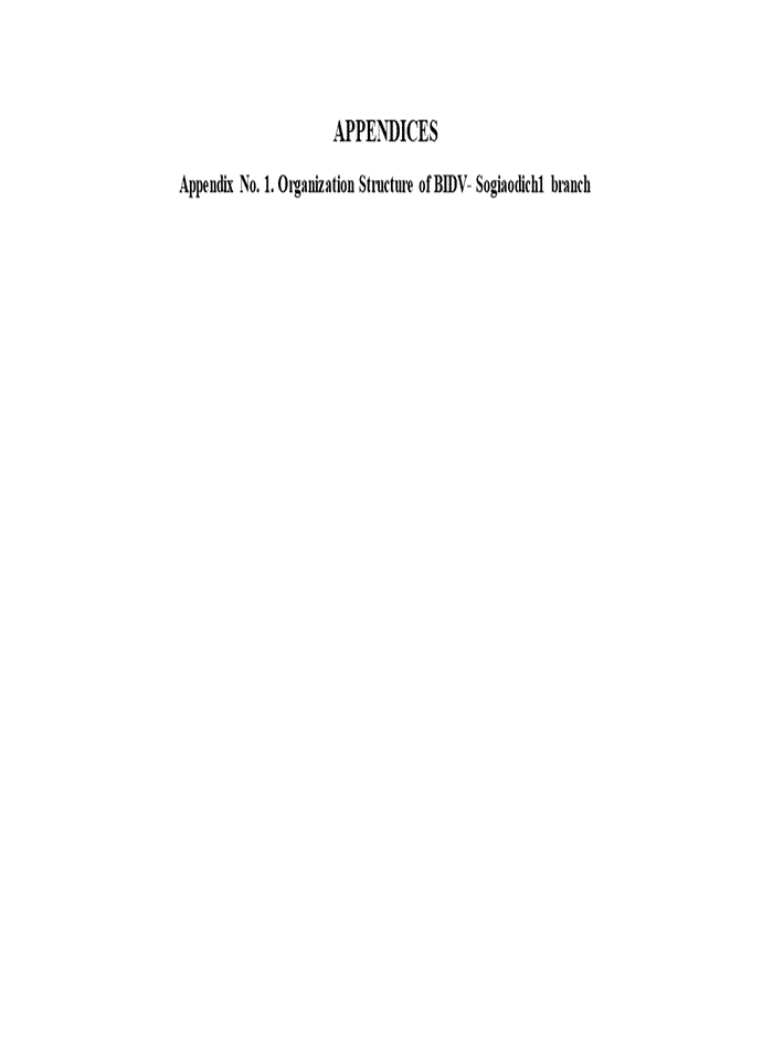 image for page Improving lending activities for smes at joint stock commercial bank for investment and development of viet nam – sogiaodich 1 branch