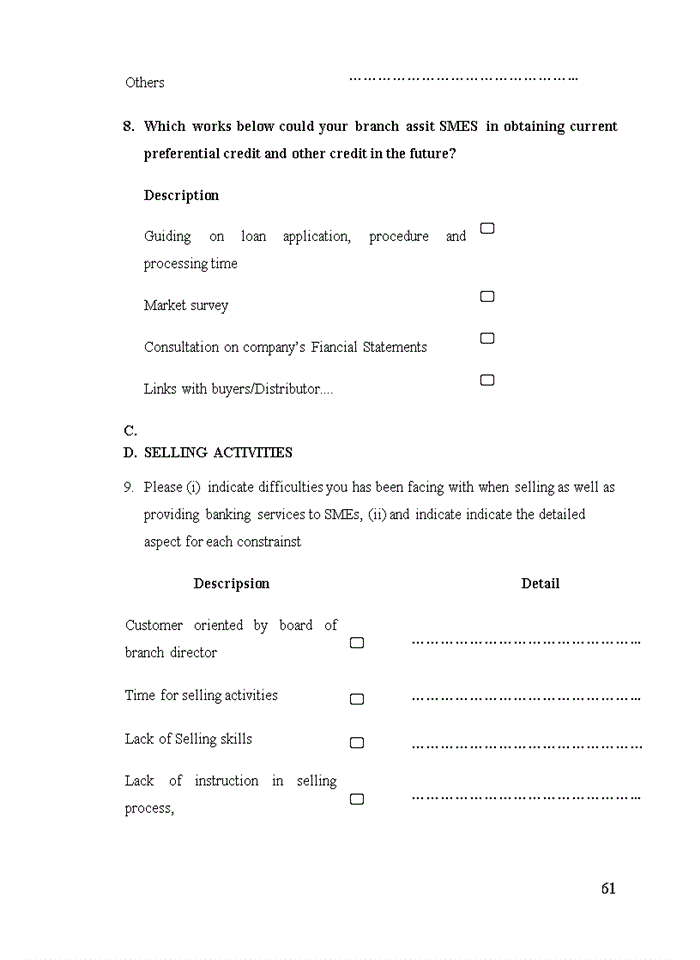 image for page Enhancing lending activities to small and medium sized enterprises in military bank  tay ha noi branch