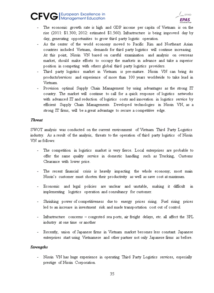 image for page Improving third party logistics in nissin logistics (vn) co., ltd
