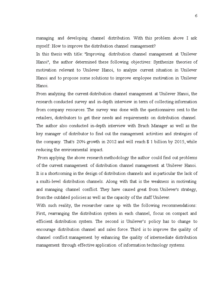 image for page Improving distribution channel management at Unilever Hanoi