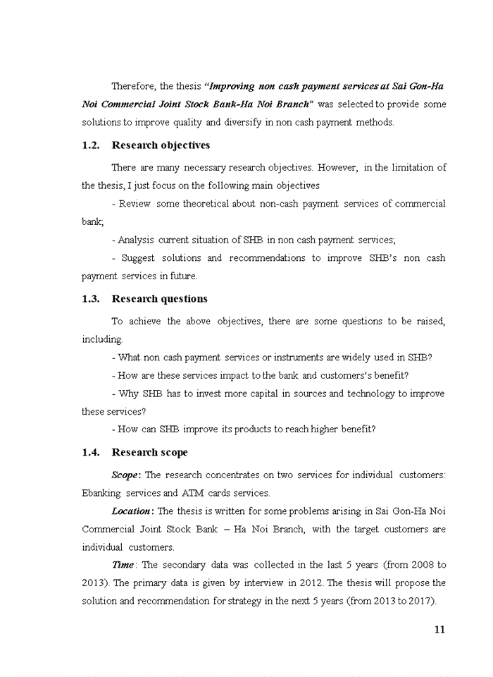 image for page Improving non cash payment services at Sai Gon-Ha Noi Commercial Joint Stock Bank-Ha Noi Branch