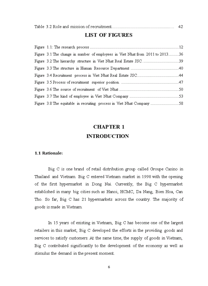 image for page The recruitment and selection process in viet nhat real estate joint stock company