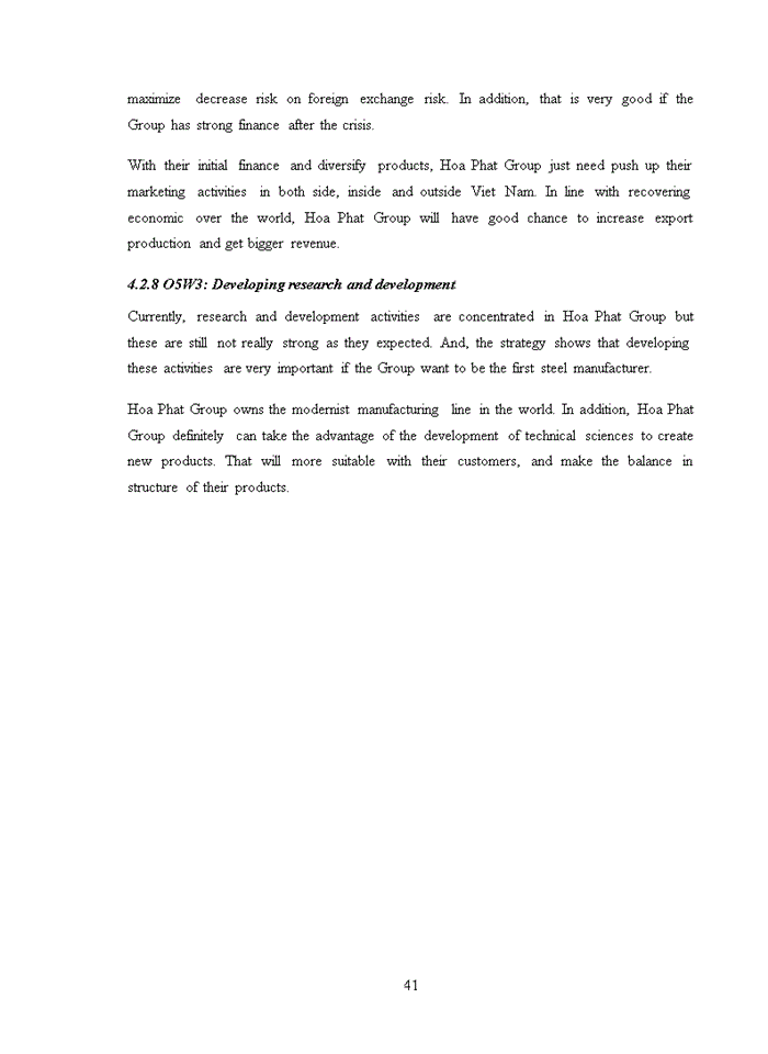 image for page Research dissertation applying ife-efe-swot matrix for hoa phat group strategies
