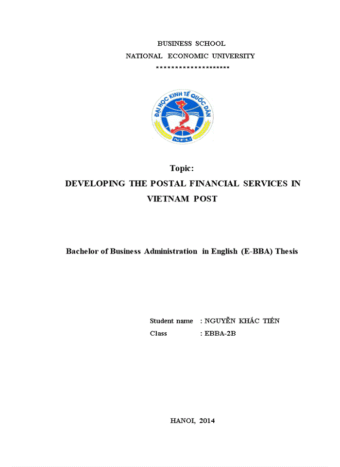 image for page Developing the postal financial services in vietnam post