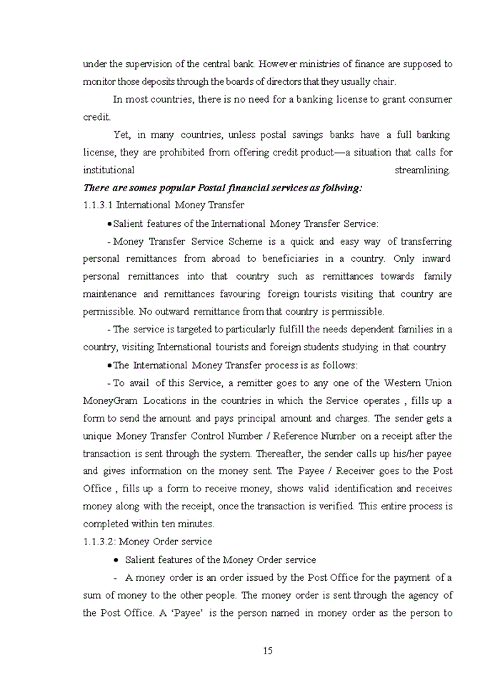 image for page Developing the postal financial services in vietnam post