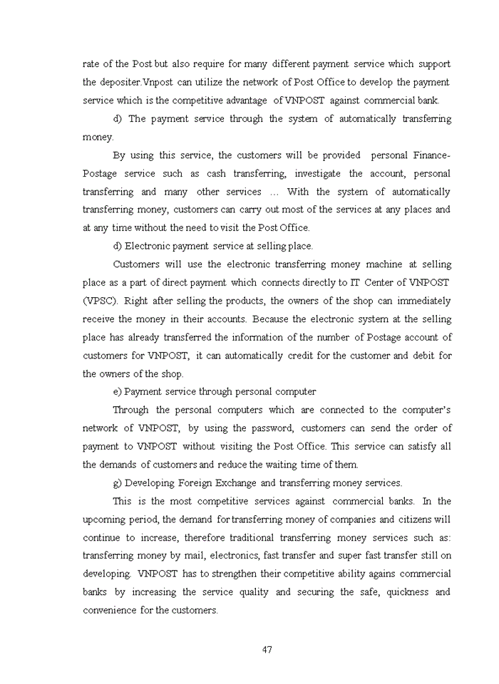 image for page Developing the postal financial services in vietnam post