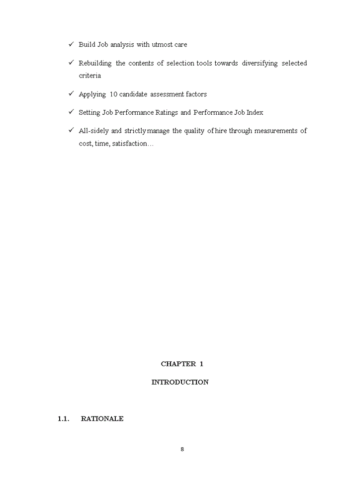 image for page Improving recruitment and employee selection system at Viettel Construction Joint Stock Company