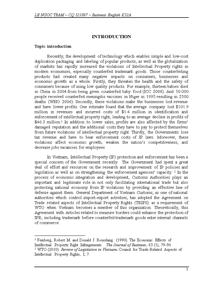 image for page Trips agrement adoption of vietnam customs in combatting counterfeit trademark goods at border