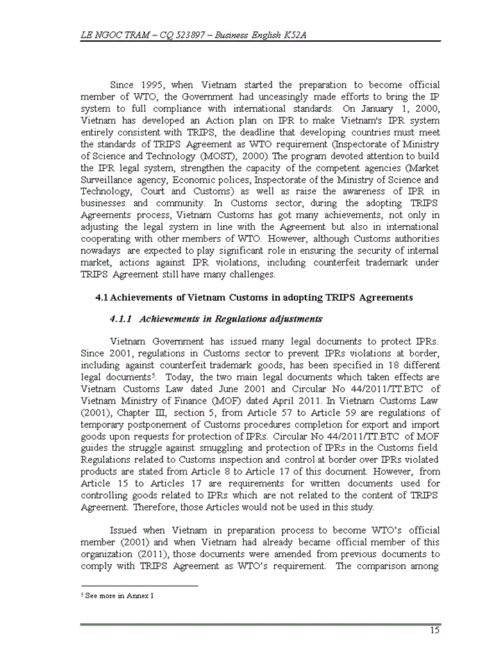 image for page Trips agrement adoption of vietnam customs in combatting counterfeit trademark goods at border
