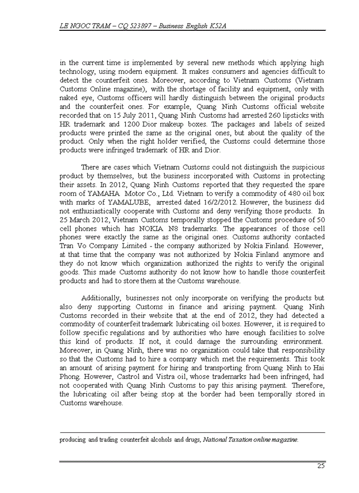 image for page Trips agrement adoption of vietnam customs in combatting counterfeit trademark goods at border