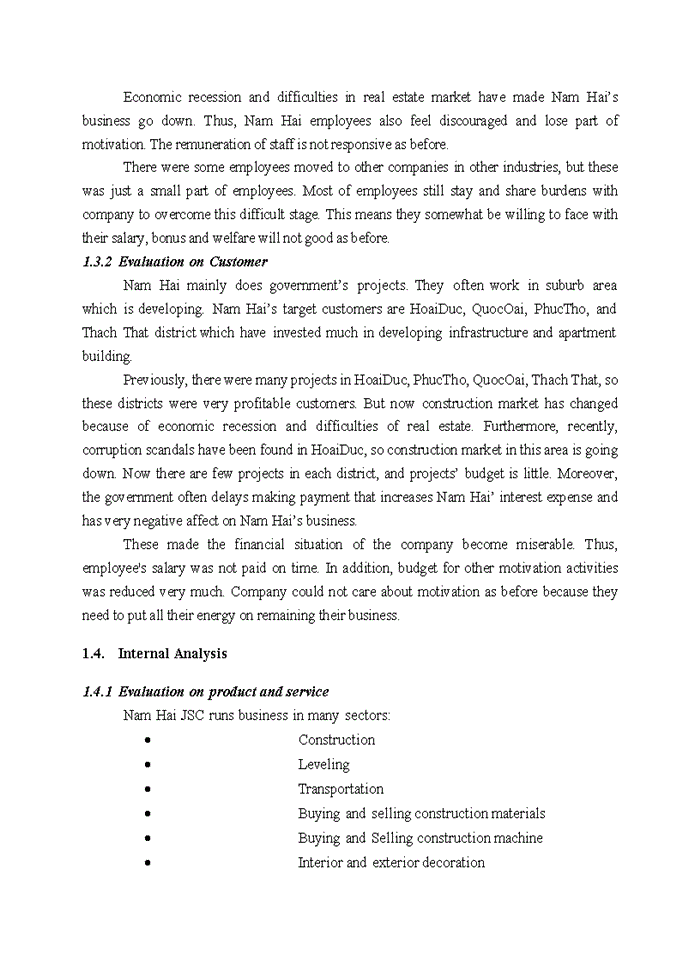 image for page Employee Motivation At Nam Hai Joint Stock Company