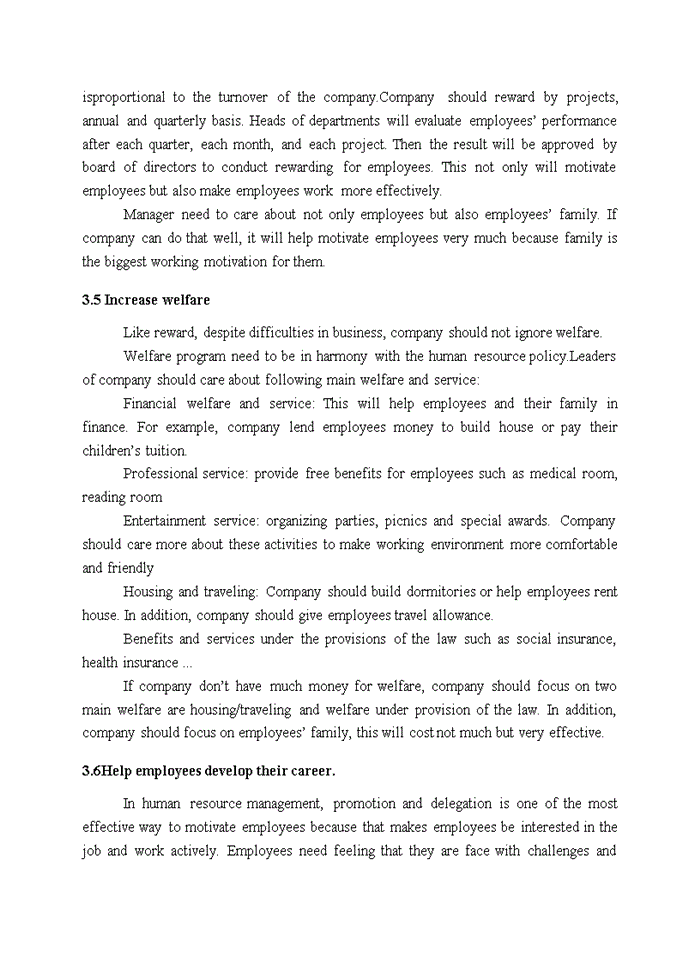 image for page Employee Motivation At Nam Hai Joint Stock Company