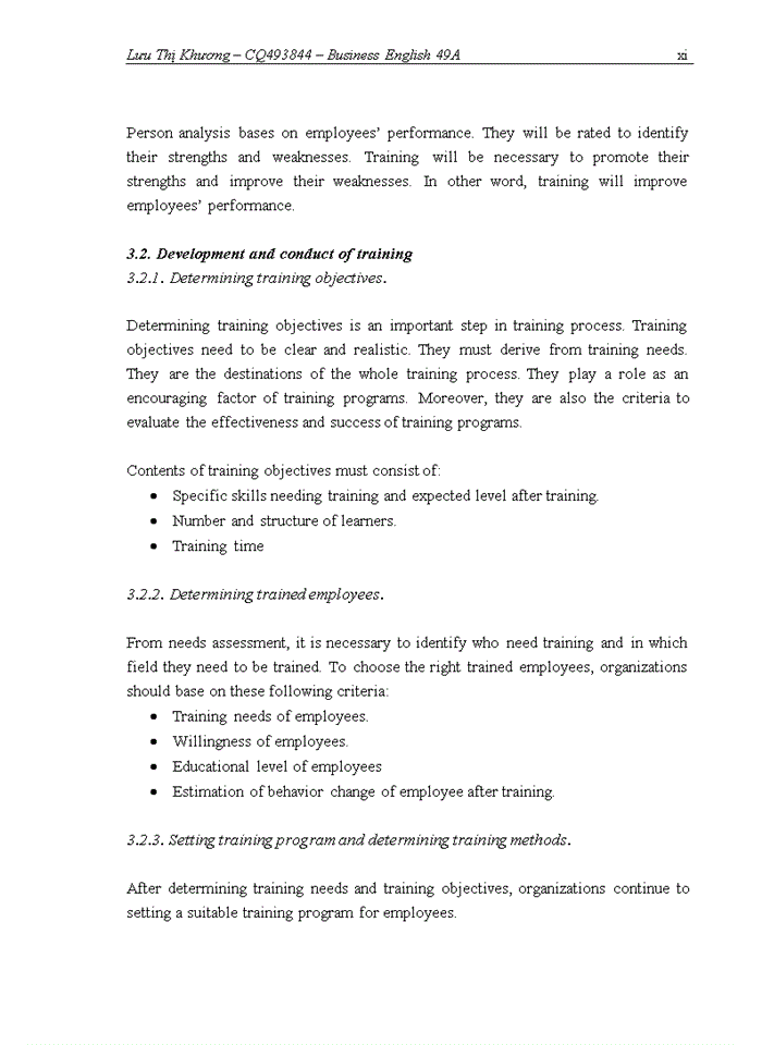 image for page Improving training programs to increase revenue of thanh nam technology development and construction joint – stock company