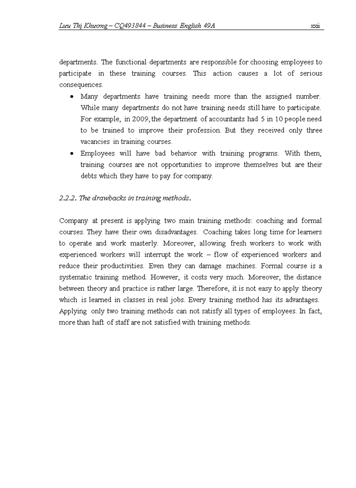 image for page Improving training programs to increase revenue of thanh nam technology development and construction joint – stock company