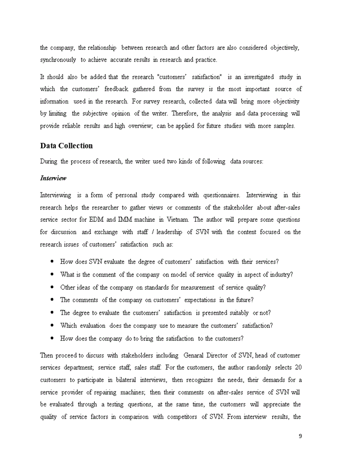 image for page Apply servqual & quality function deployment to improve customer satisfaction with after-sales service in machinery manufacturing, case study: svn company