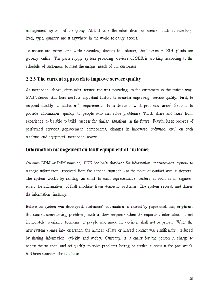 image for page Apply servqual & quality function deployment to improve customer satisfaction with after-sales service in machinery manufacturing, case study: svn company