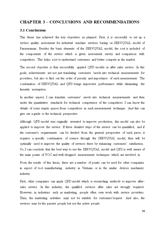 image for page Apply servqual & quality function deployment to improve customer satisfaction with after-sales service in machinery manufacturing, case study: svn company