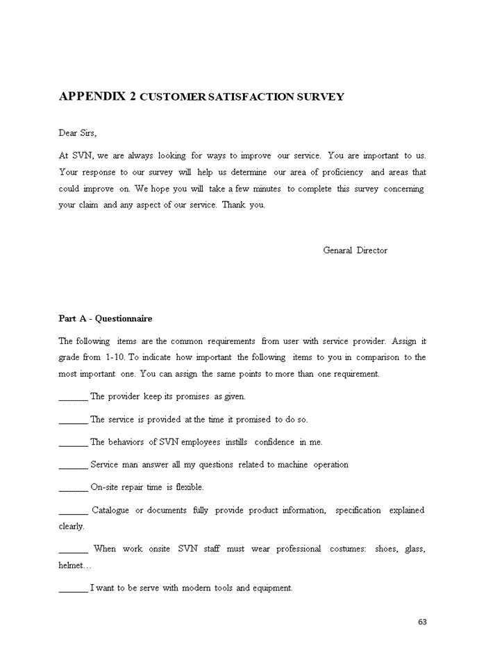 image for page Apply servqual & quality function deployment to improve customer satisfaction with after-sales service in machinery manufacturing, case study: svn company