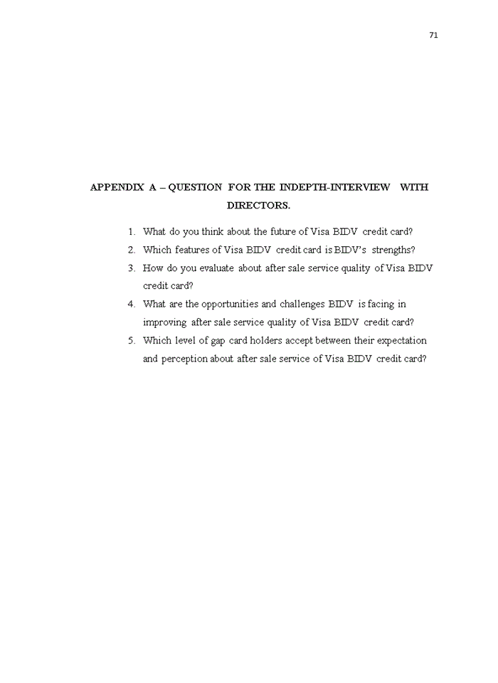 image for page Improve after sale service of visa credit card in bidv