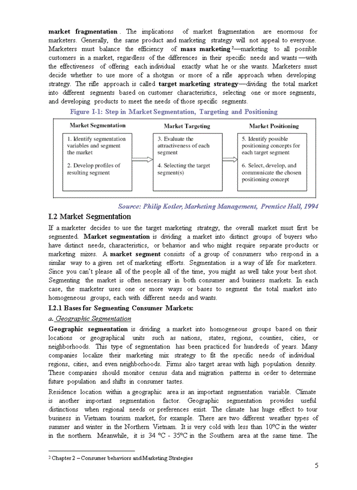 image for page Market Segmentation, Targeting and Positioning of Hanoitourist Travel Company