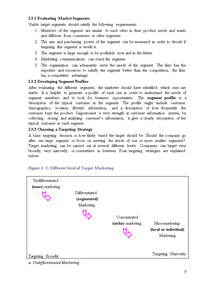 image for page Market Segmentation, Targeting and Positioning of Hanoitourist Travel Company