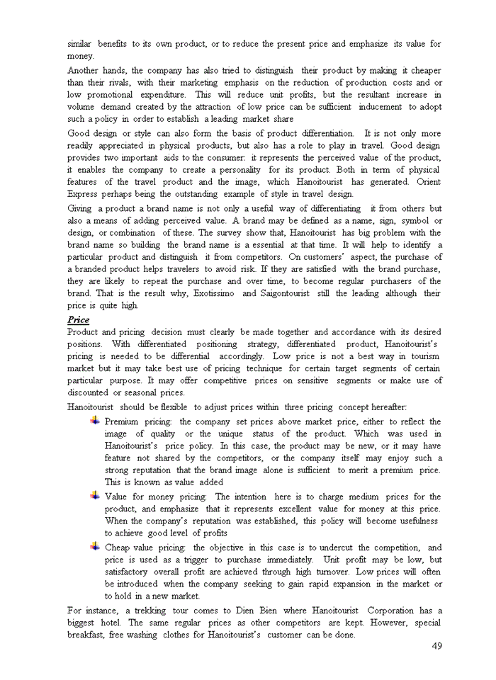 image for page Market Segmentation, Targeting and Positioning of Hanoitourist Travel Company