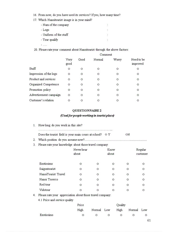 image for page Market Segmentation, Targeting and Positioning of Hanoitourist Travel Company