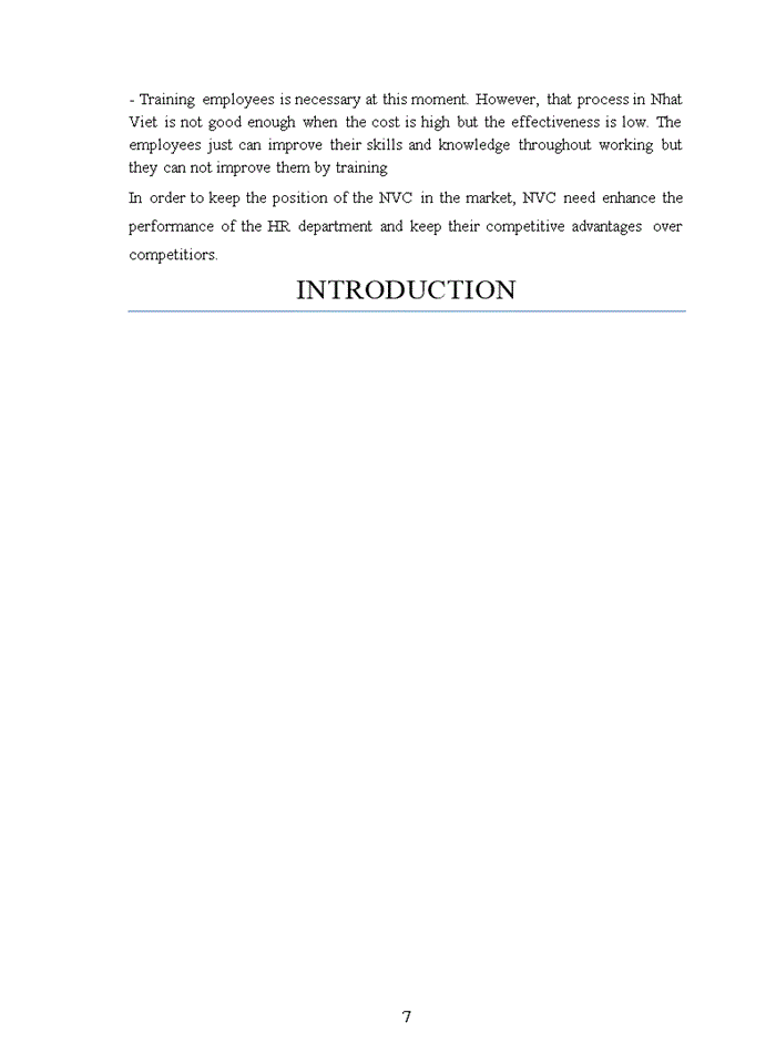 image for page Improving human resource management at nhat viet company