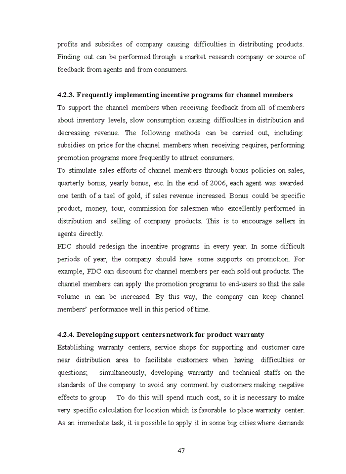 image for page Distribution channel management at fpt distribution company