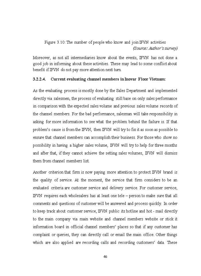 image for page The distribution channels management in Inovar Floor Vietnam