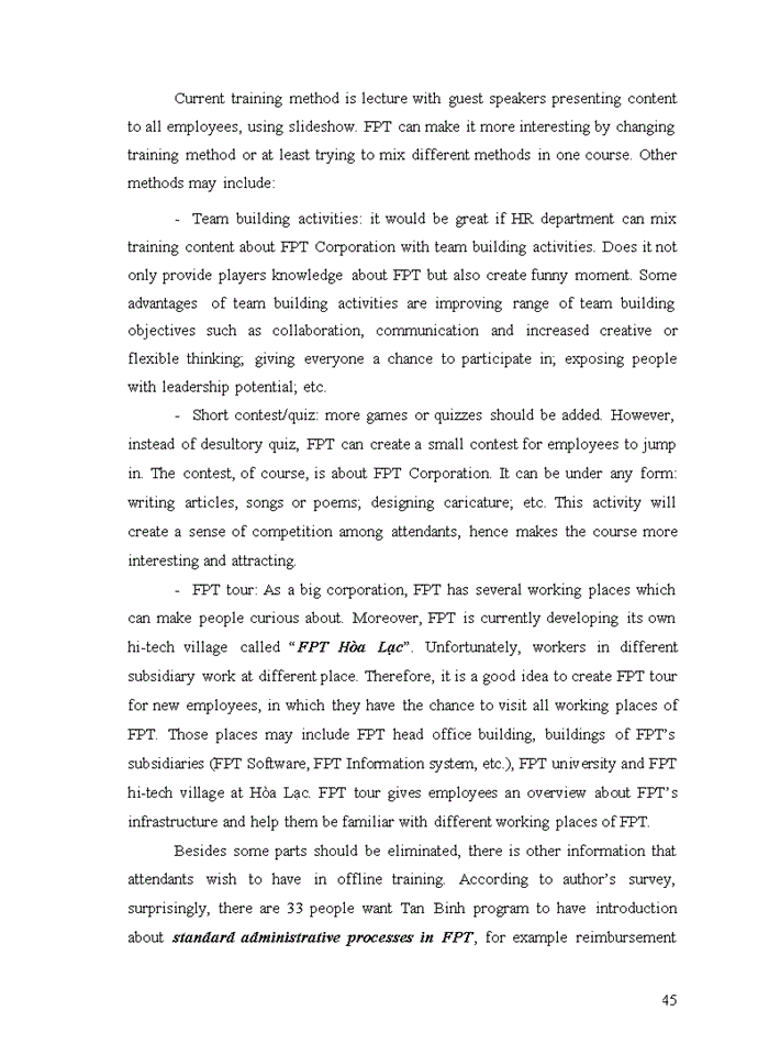 image for page Improving induction training activities – tan binh program at fpt corporation