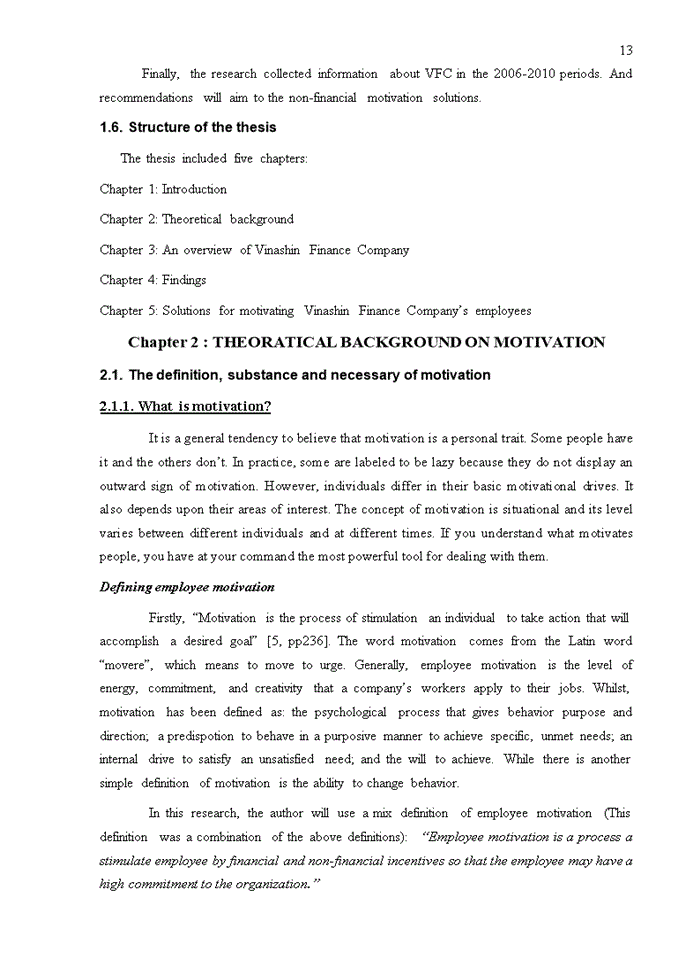 image for page Vinashin Group’s management” at the end of 2010 and the Vinashin’s restructuring also cause negative impacts for VFC employees’ motivation