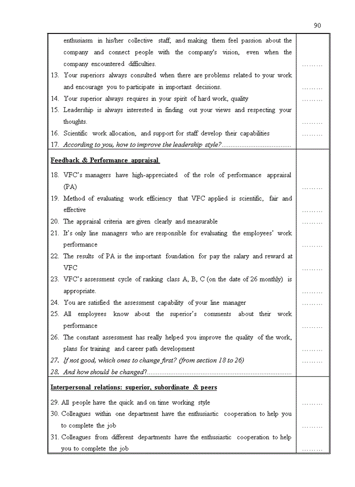 image for page Vinashin Group’s management” at the end of 2010 and the Vinashin’s restructuring also cause negative impacts for VFC employees’ motivation