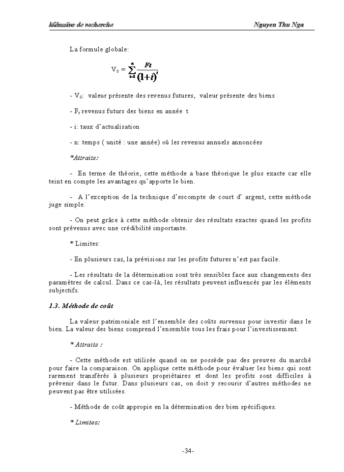 image for page Réglement des problèmes financiers lors de la détermination de la valeur de l’entreprise en le processus d’actionnarisation des entreprises publiques au Vietnam. Cas d’étude Société de Service Agricole de Tu Liem