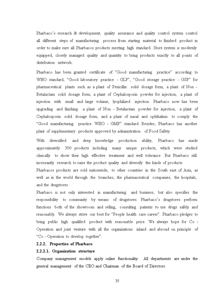 image for page Solutions to improve performance of no. 1 central pharmaceutical jsc