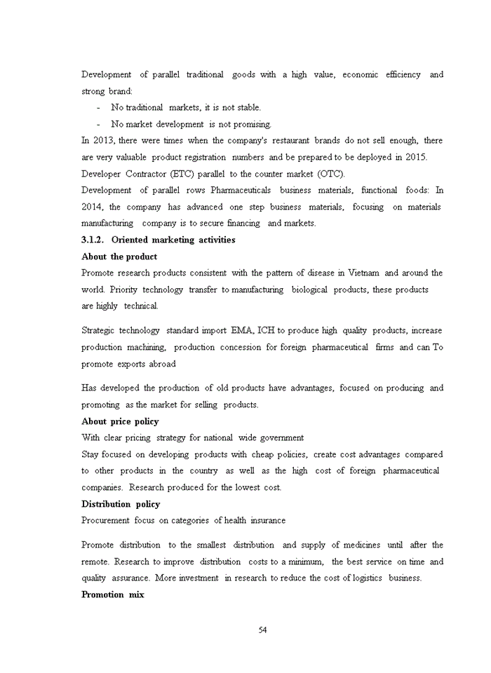 image for page Solutions to improve performance of no. 1 central pharmaceutical jsc