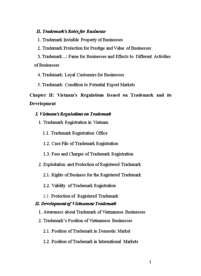 image for page Vietnam Trademark and Developmental Solutions in the International Economic Integration