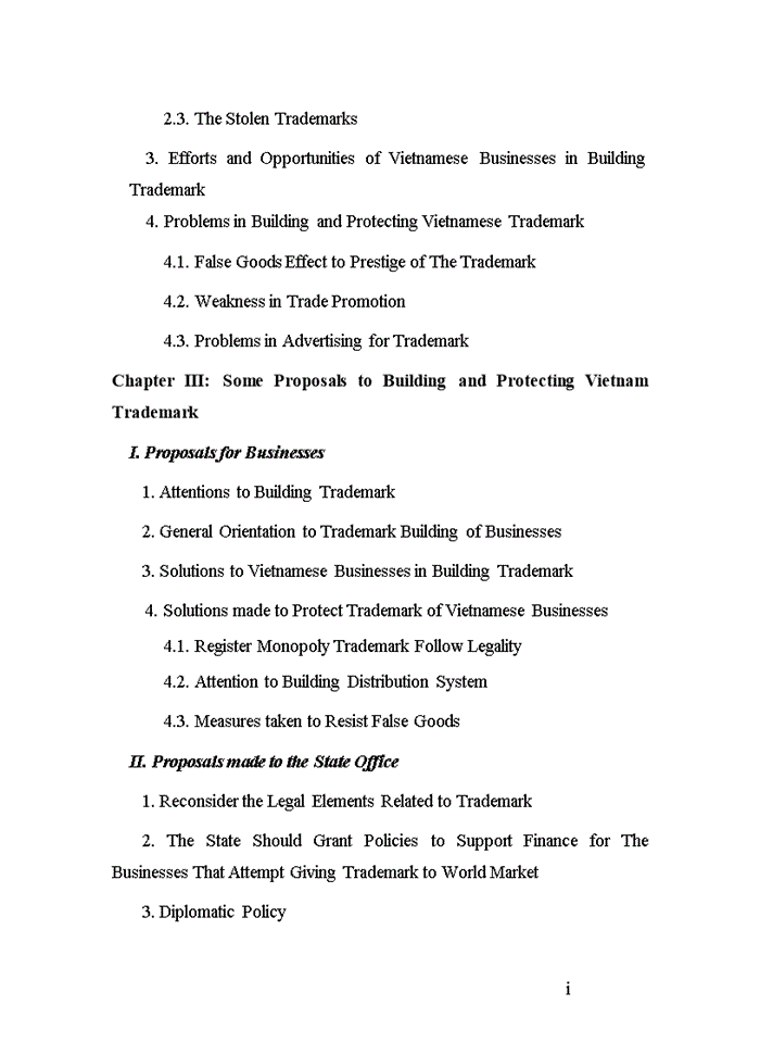 image for page Vietnam Trademark and Developmental Solutions in the International Economic Integration