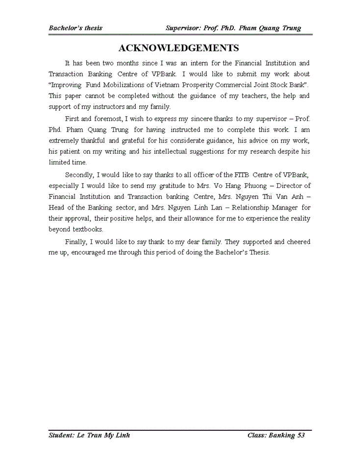 image for page Improving Fund mobilization activity of Vietnam Prosperity Commercial Joint Stock Bank