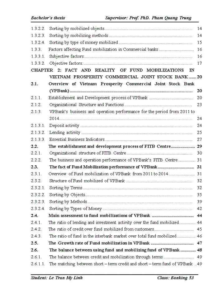 image for page Improving Fund mobilization activity of Vietnam Prosperity Commercial Joint Stock Bank