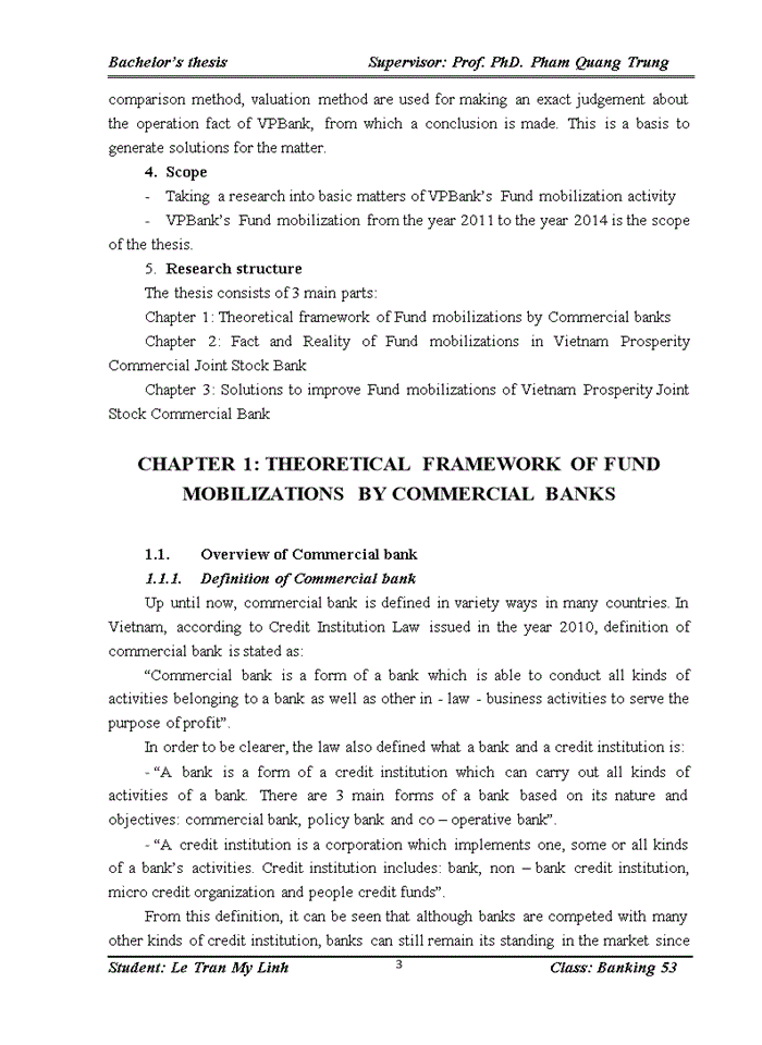 image for page Improving Fund mobilization activity of Vietnam Prosperity Commercial Joint Stock Bank