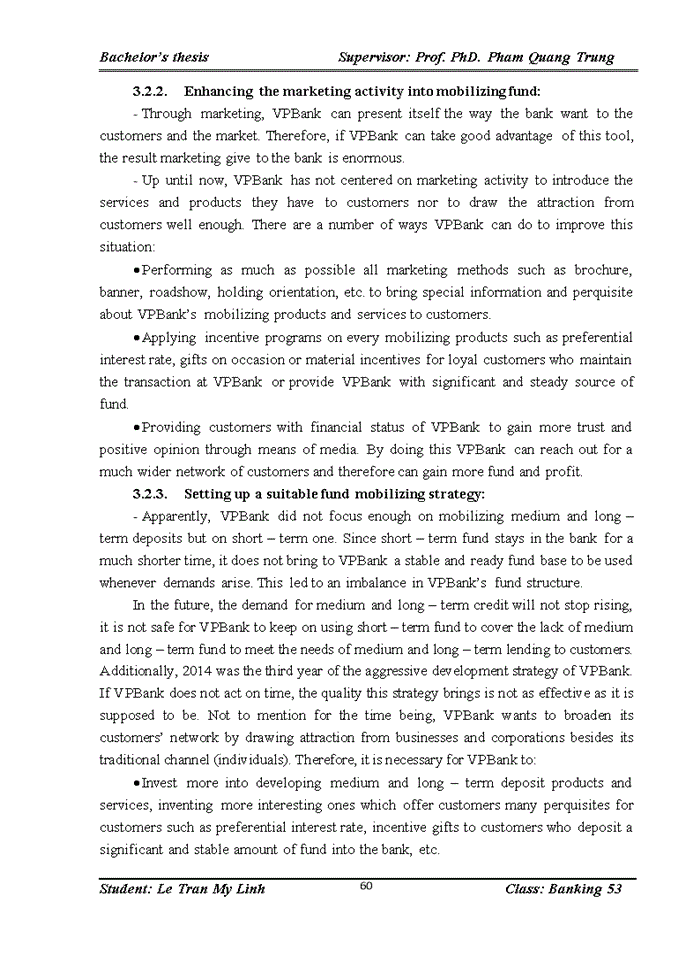 image for page Improving Fund mobilization activity of Vietnam Prosperity Commercial Joint Stock Bank