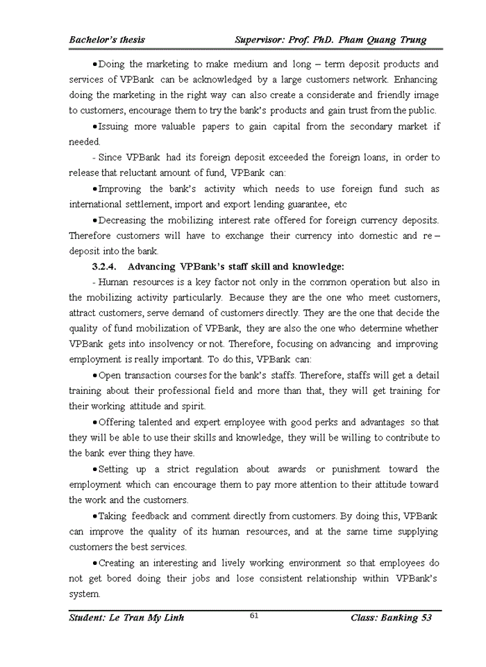 image for page Improving Fund mobilization activity of Vietnam Prosperity Commercial Joint Stock Bank