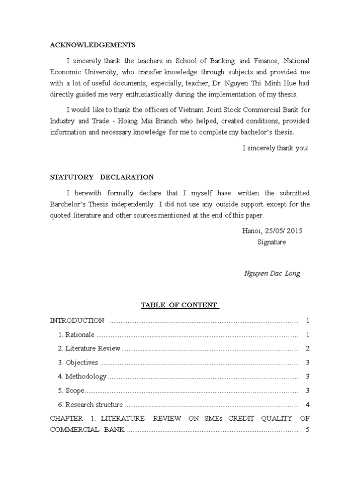 image for page Improving small and medium enterprises credit quality in Vietnam Joint Stock Commercial Bank for Industry and Trade - Hoang Mai Branch