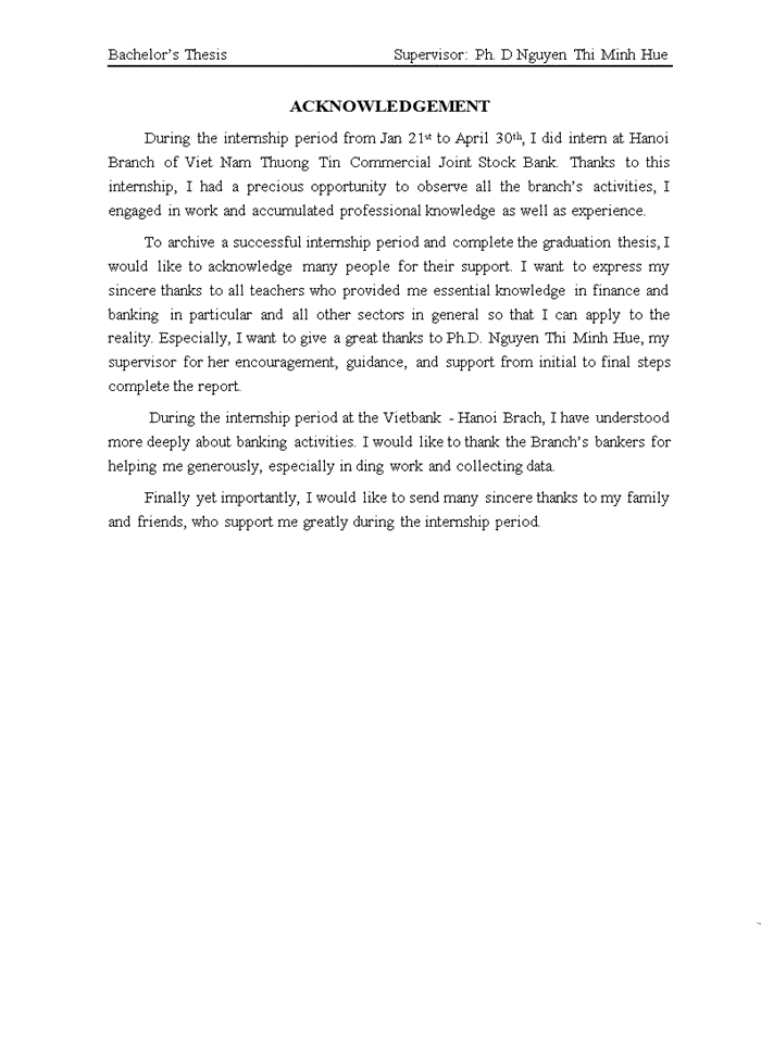 image for page Enhancing individual lending quality at viet nam thuong tin commercial joinst stock bank- hanoi branch