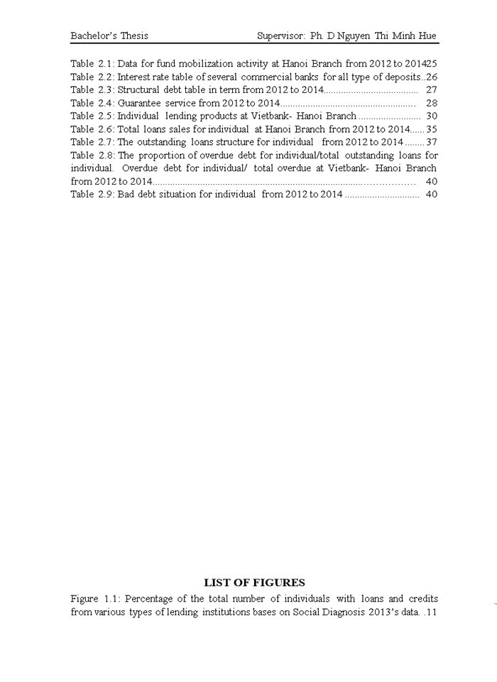 image for page Enhancing individual lending quality at viet nam thuong tin commercial joinst stock bank- hanoi branch
