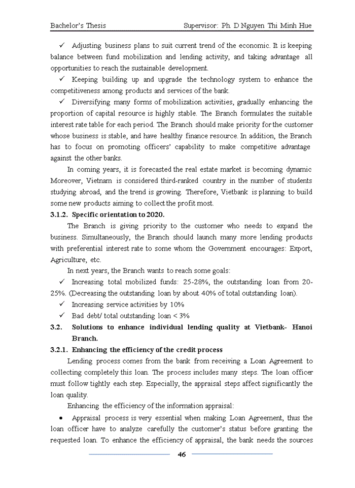 image for page Enhancing individual lending quality at viet nam thuong tin commercial joinst stock bank- hanoi branch