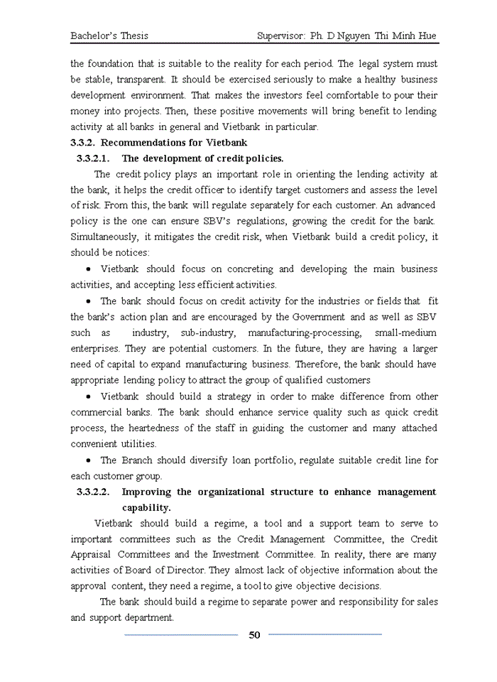 image for page Enhancing individual lending quality at viet nam thuong tin commercial joinst stock bank- hanoi branch