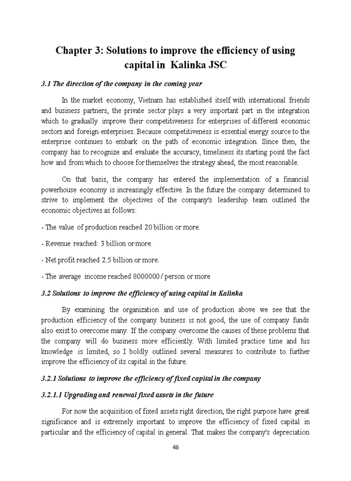 image for page Improving the efficiency of using capital in import and export trade and services Kalinka JSC