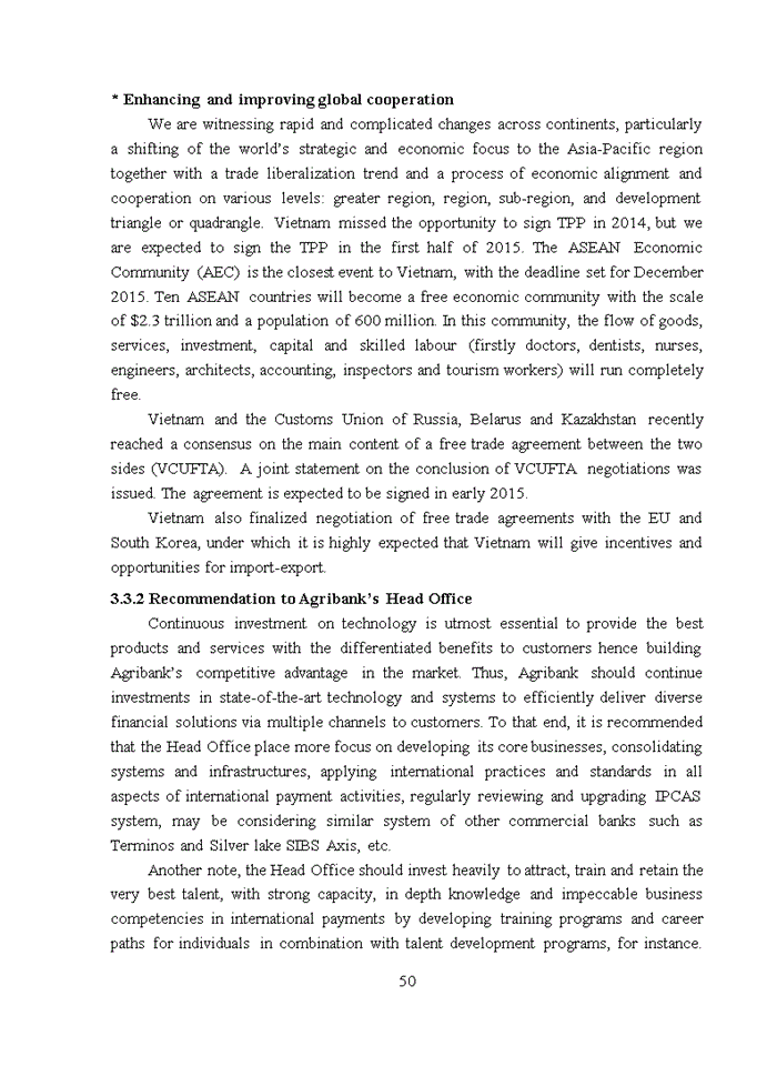 image for page Enhancing international payment activities by using letter of credit in Vietnam bank for agriculture and rural development – South Hanoi branch